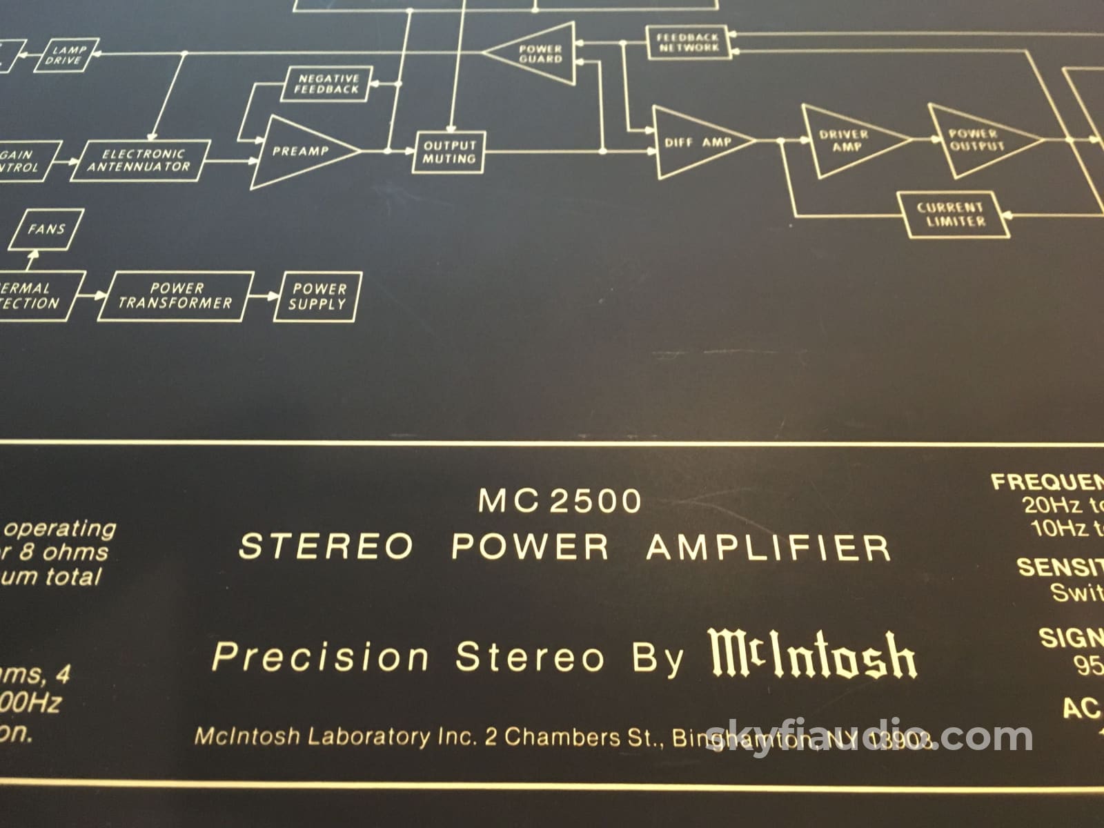 Mcintosh Mc-2500 Solid State Amplifier
