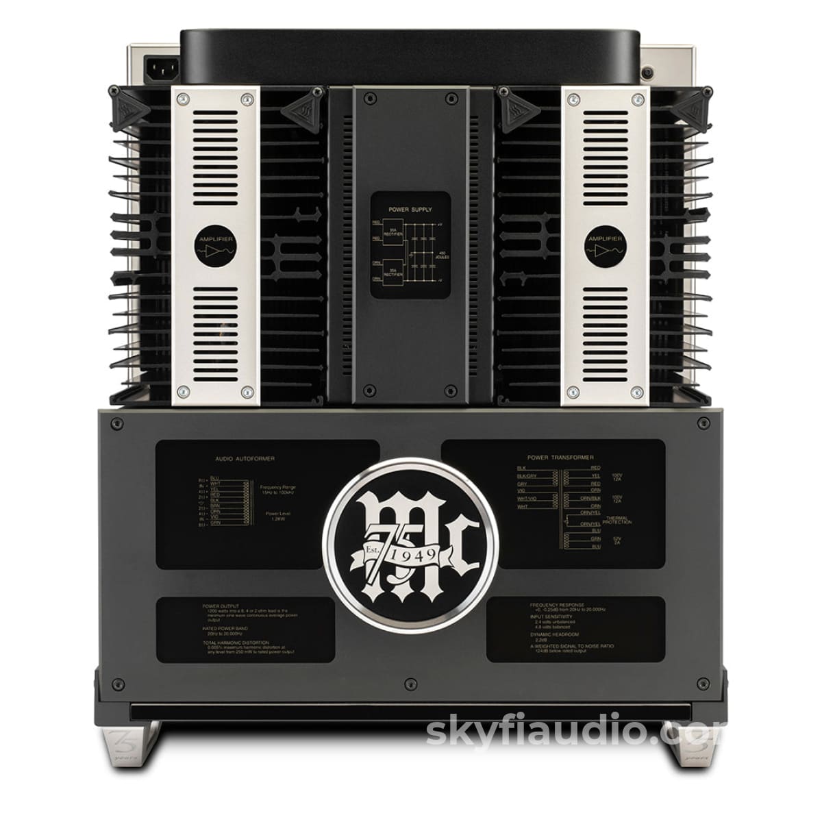 McIntosh MC1.25KW 75th Anniversary Quad Balanced Monoblock Amplifier (