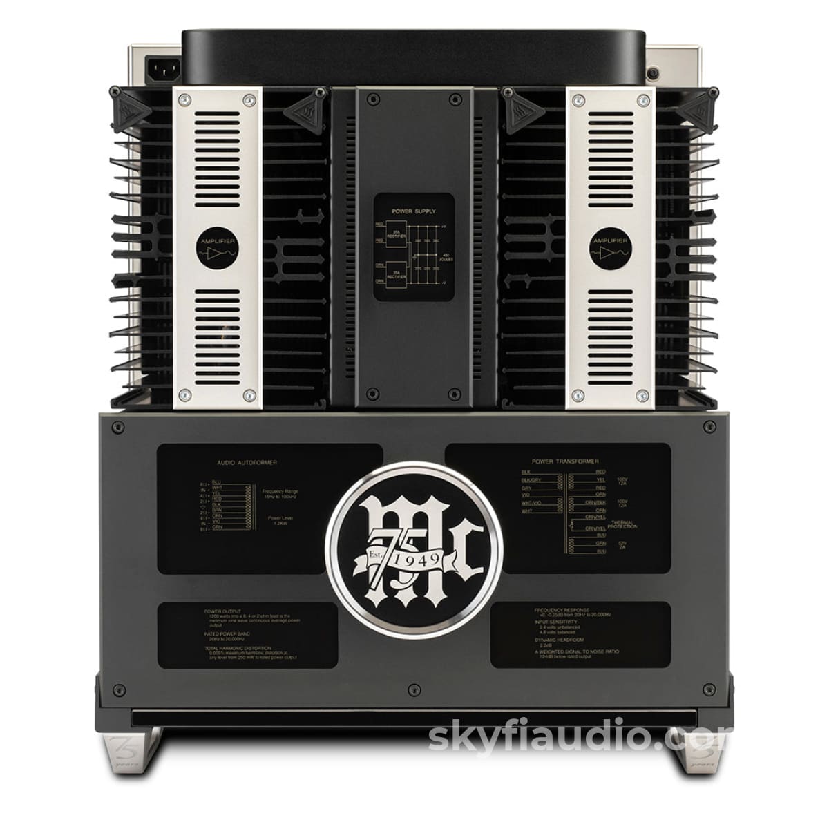 Mcintosh Mc1.25Kw 75Th Anniversary Quad Balanced Monoblock Amplifier (Single) - New