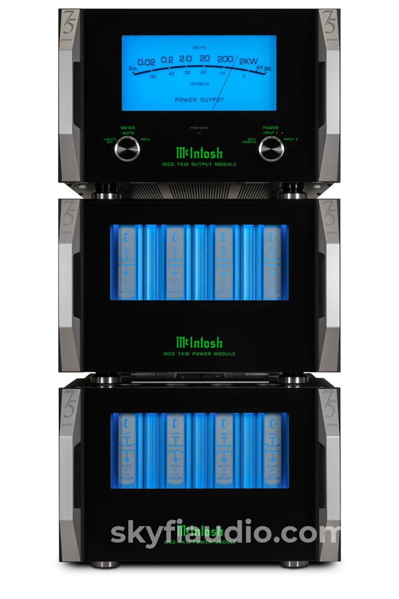 Mcintosh Mc2.1Kw 75Th Anniversary 1 - Channel Solid State Amplifier