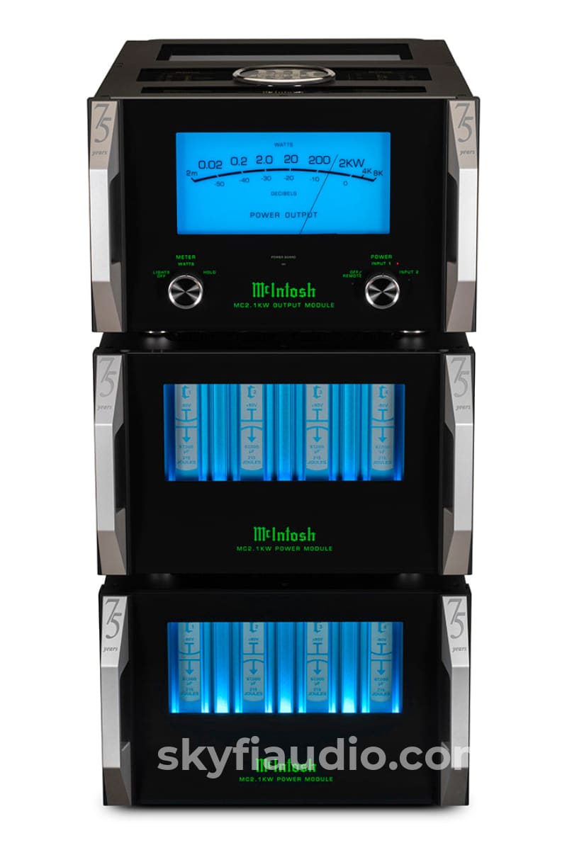 Mcintosh Mc2.1Kw 75Th Anniversary 1 - Channel Solid State Amplifier