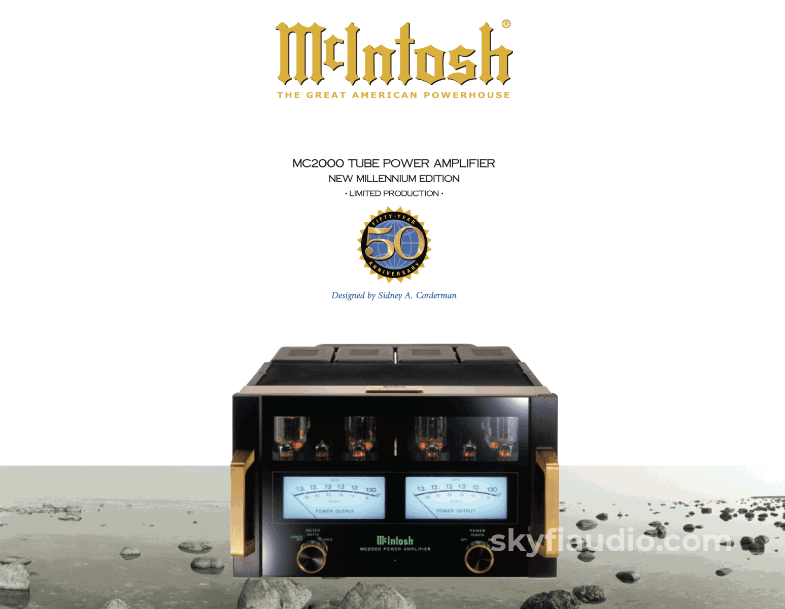 Mcintosh Mc2000 50Th Anniversary Tube Amplifier - Collectors Set