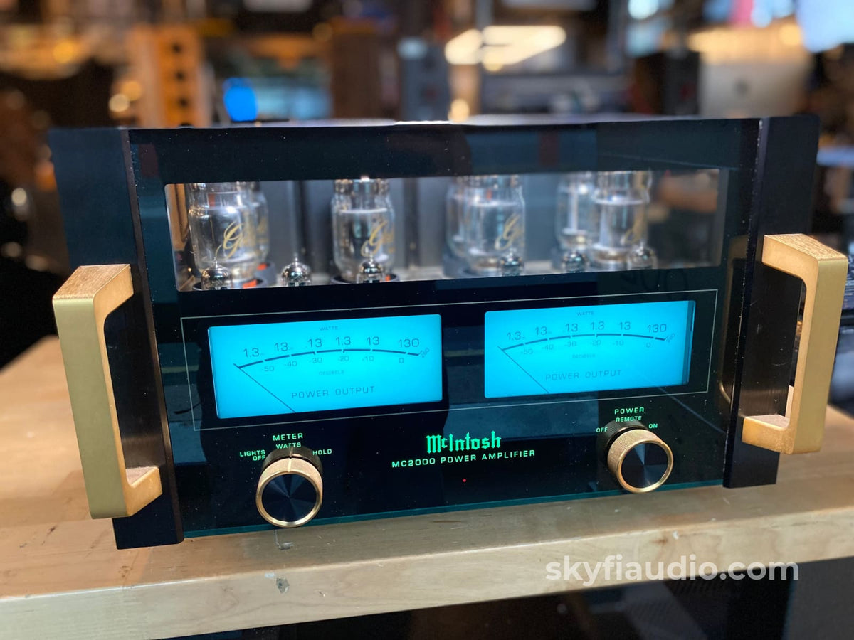 McIntosh MC2000 50th Anniversary Tube Amplifier - Collectors Set