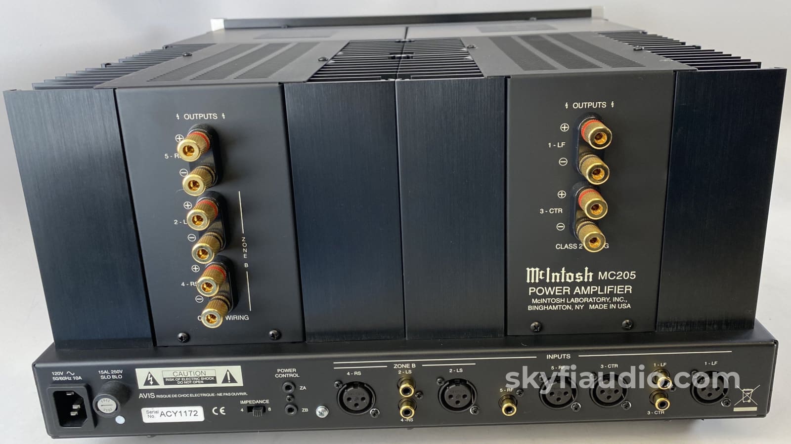 Mcintosh Mc205 5-Channel Home Theater Amplifier Complete Set