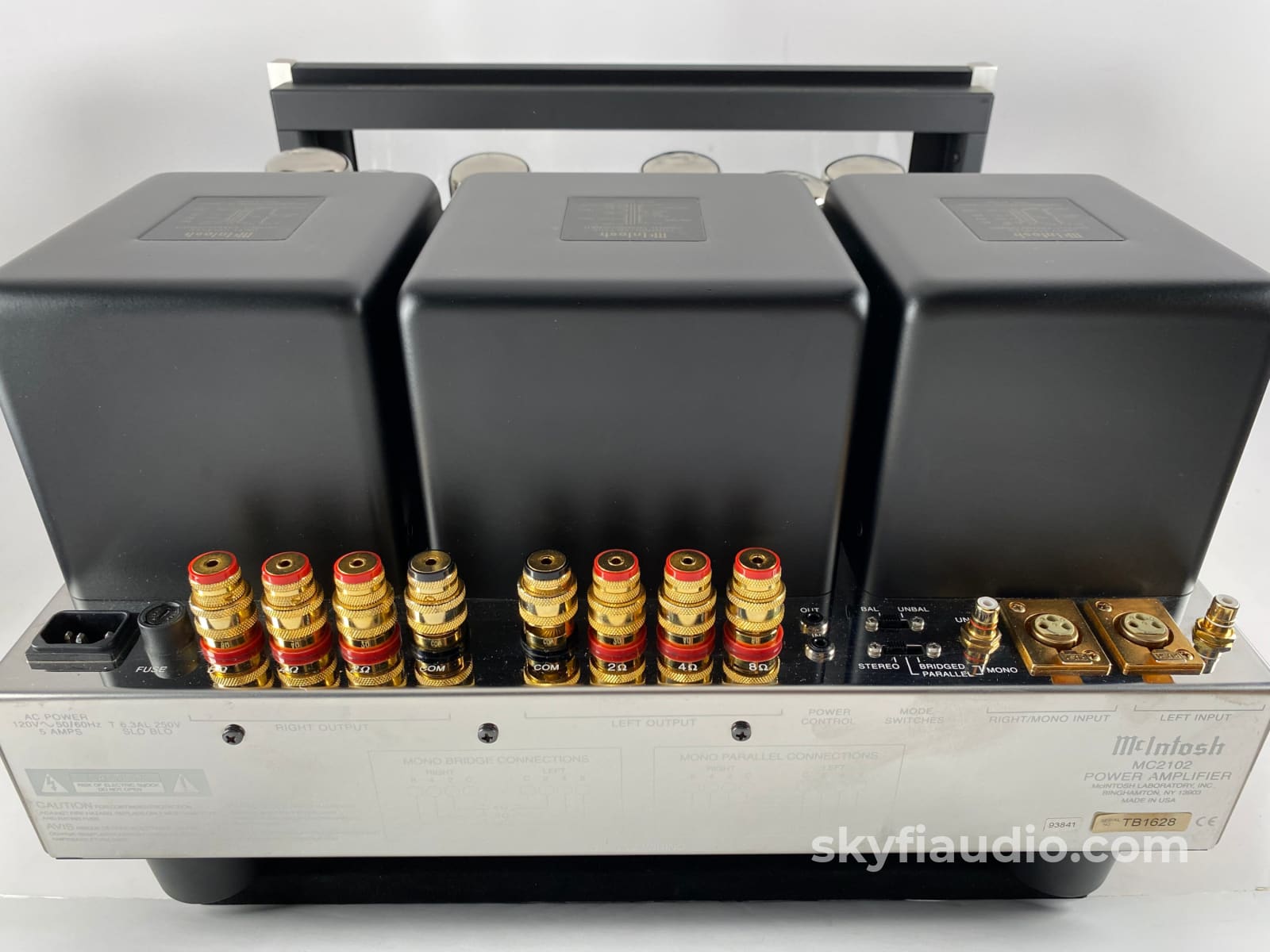 Mcintosh Mc2102 Tube Amplifier With Custom Cover