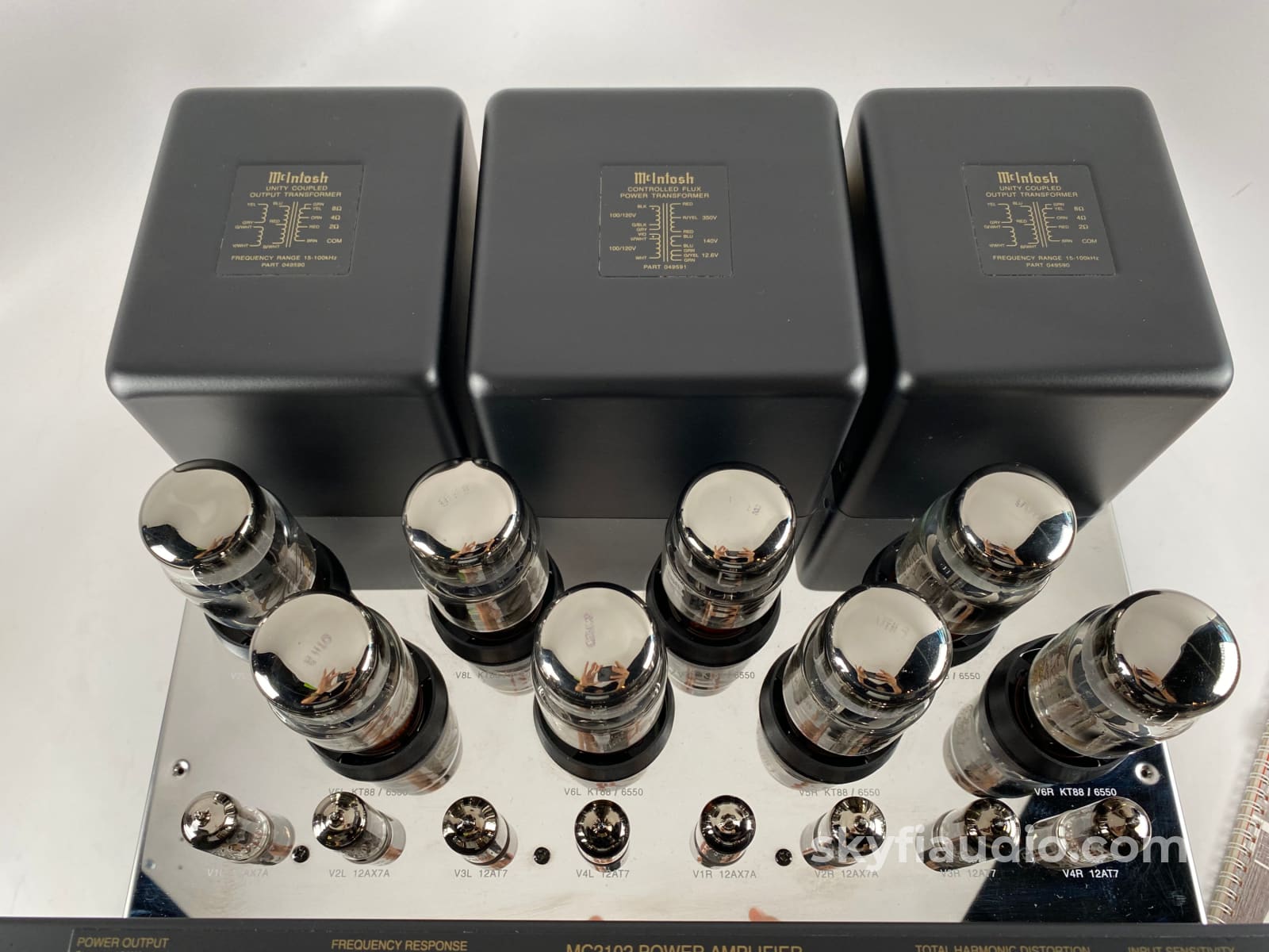 Mcintosh Mc2102 Tube Amplifier With Custom Cover