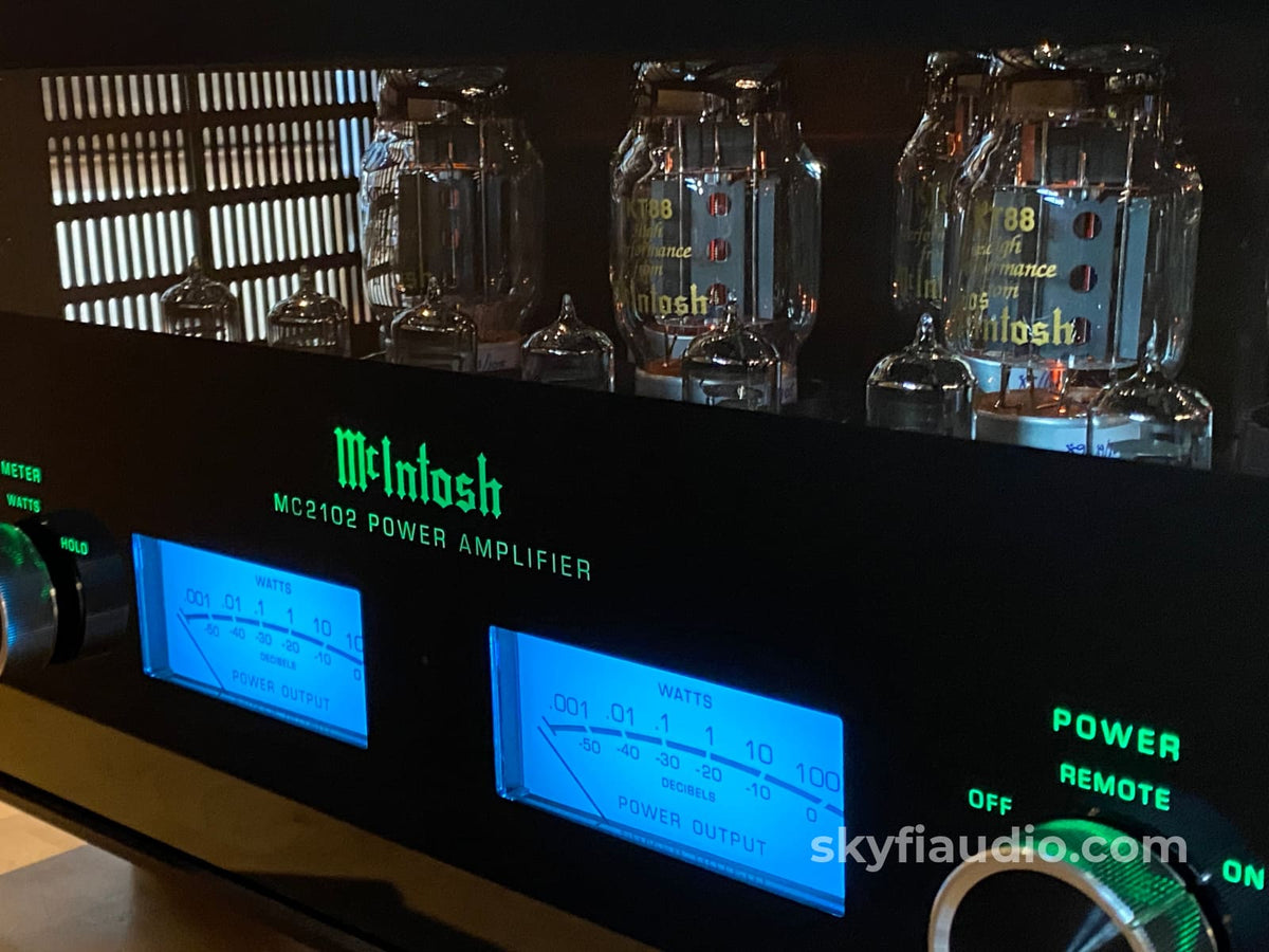 Mcintosh Mc2102 Vintage Tube Amplifier - Serviced W/ Led