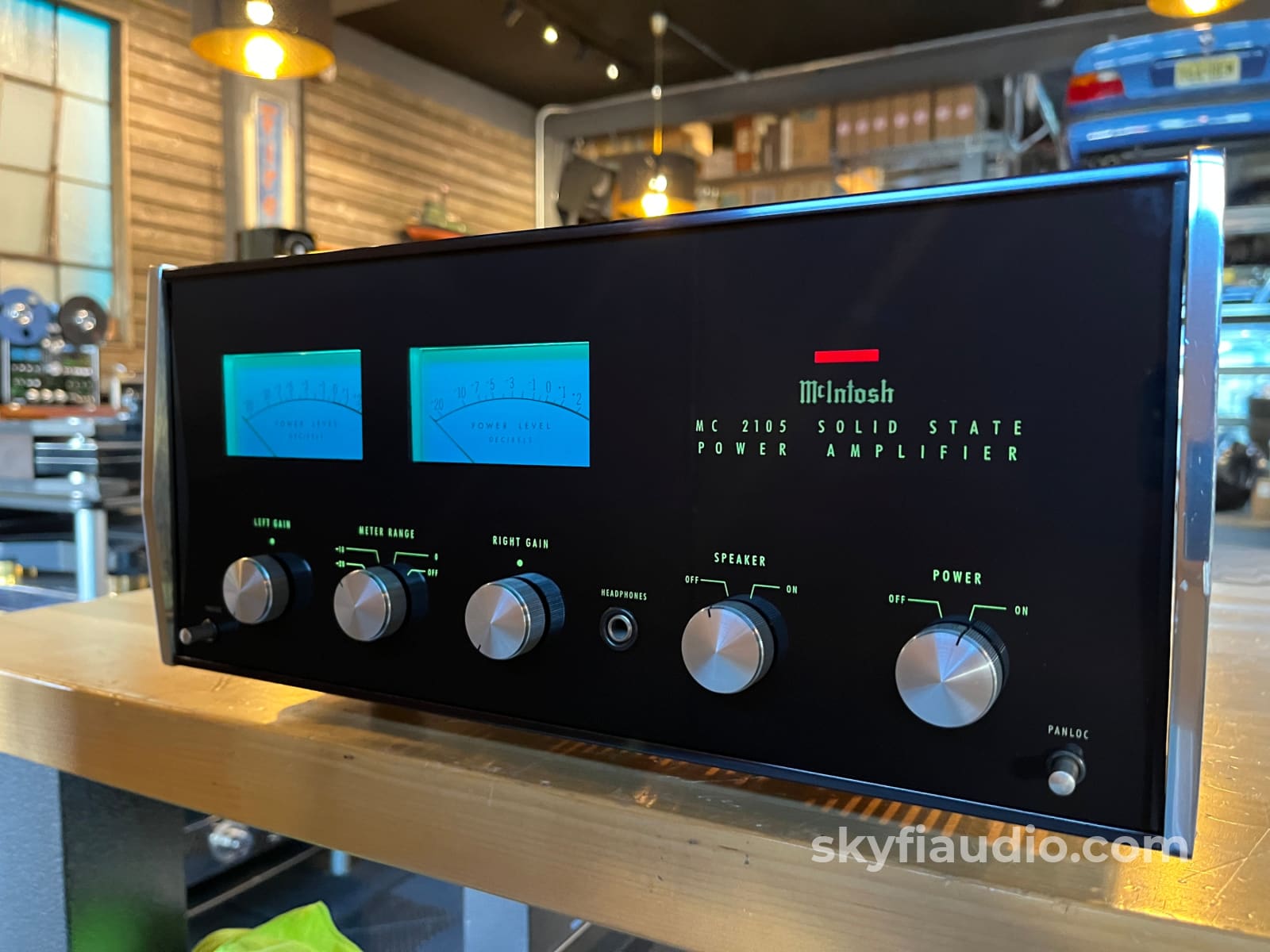 Mcintosh Mc2105 Vintage Solid State Amplifier - Minty Skyfi Serviced + New Glass!