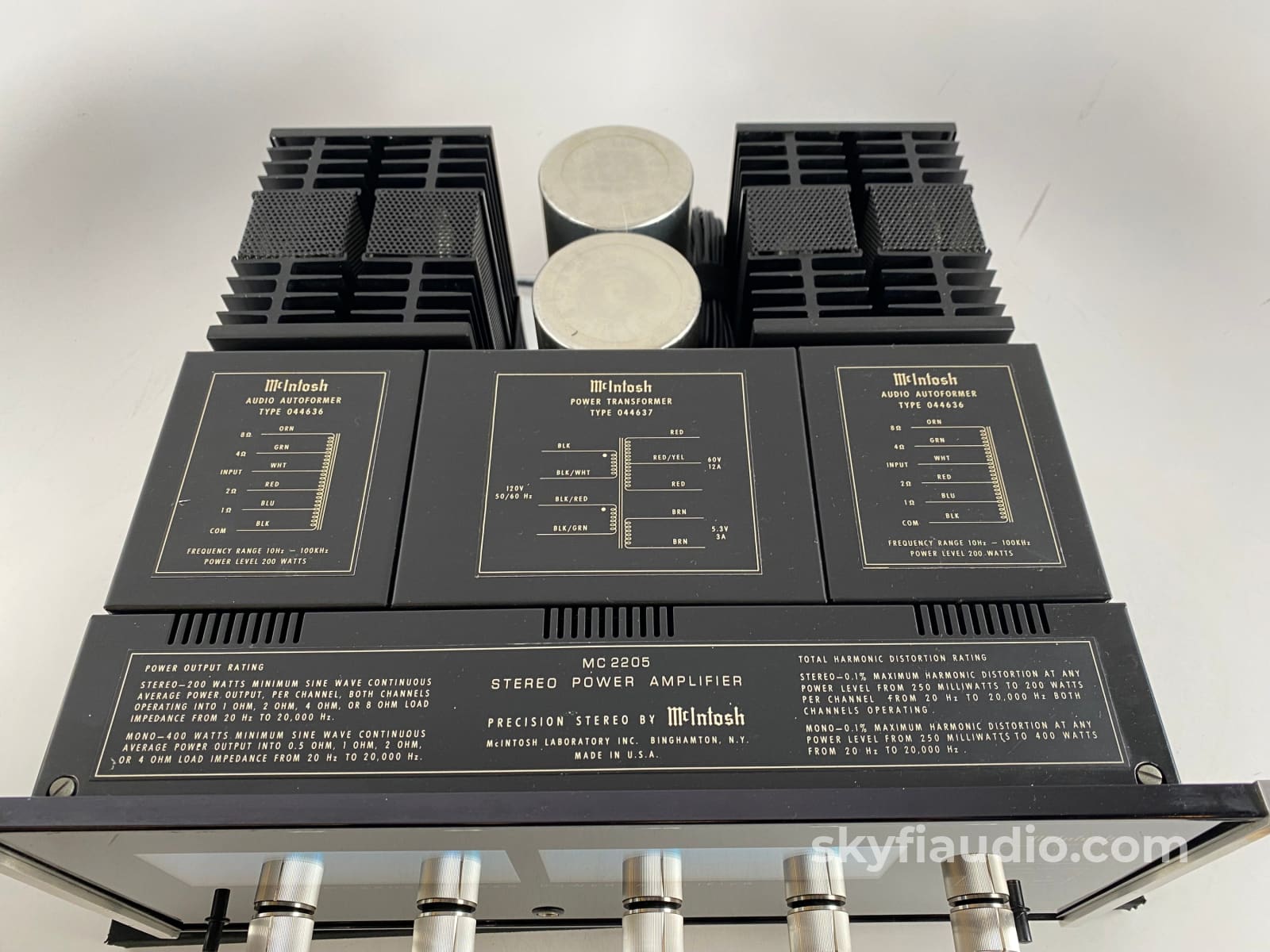 Mcintosh Mc2205 Vintage Power Amplifier - 200Wpc