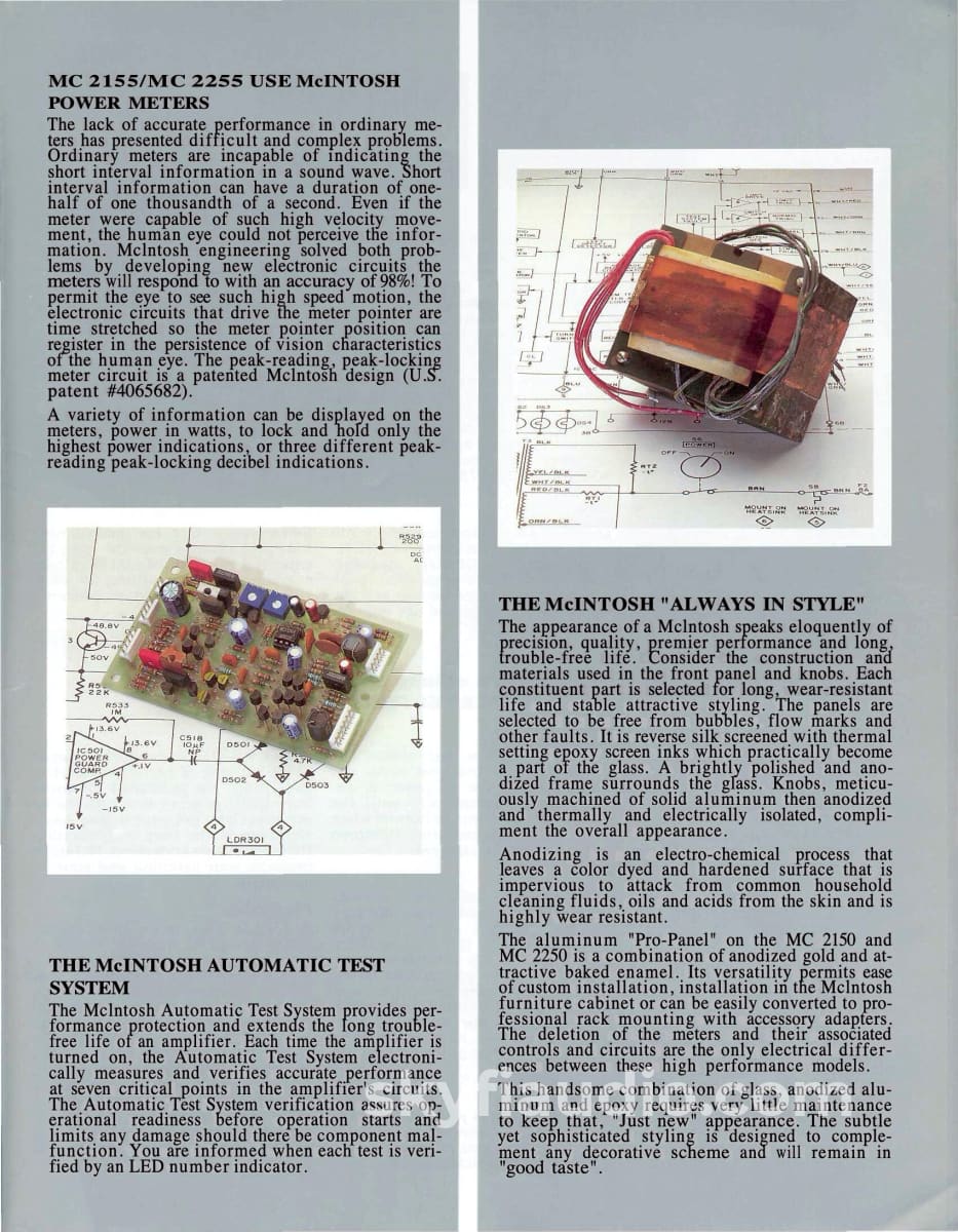 Mcintosh Mc2255 Amplifier In Gorgeous Condition - 250W X 2