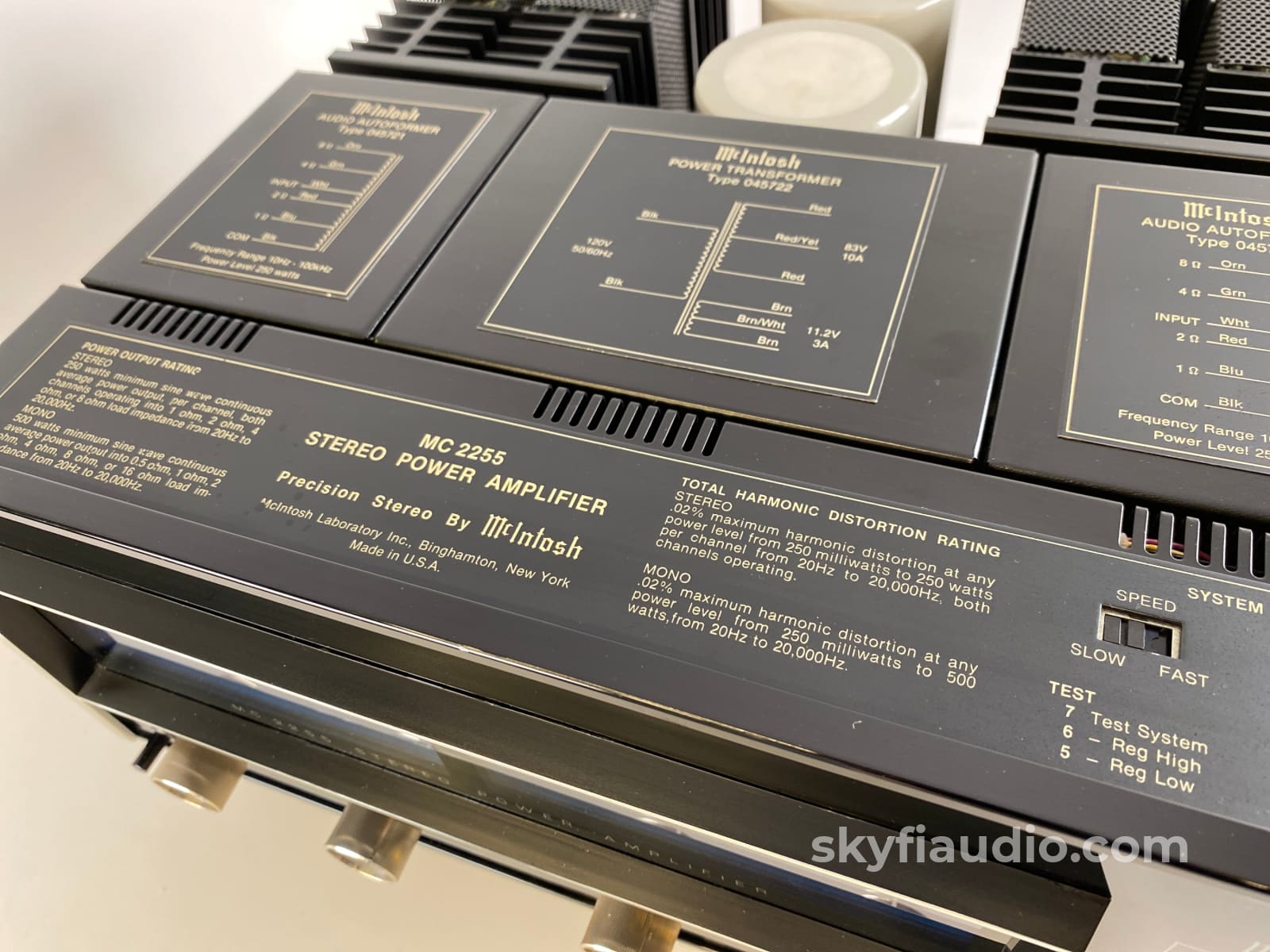 Mcintosh Mc2255 Amplifier In Gorgeous Condition - 250W X 2