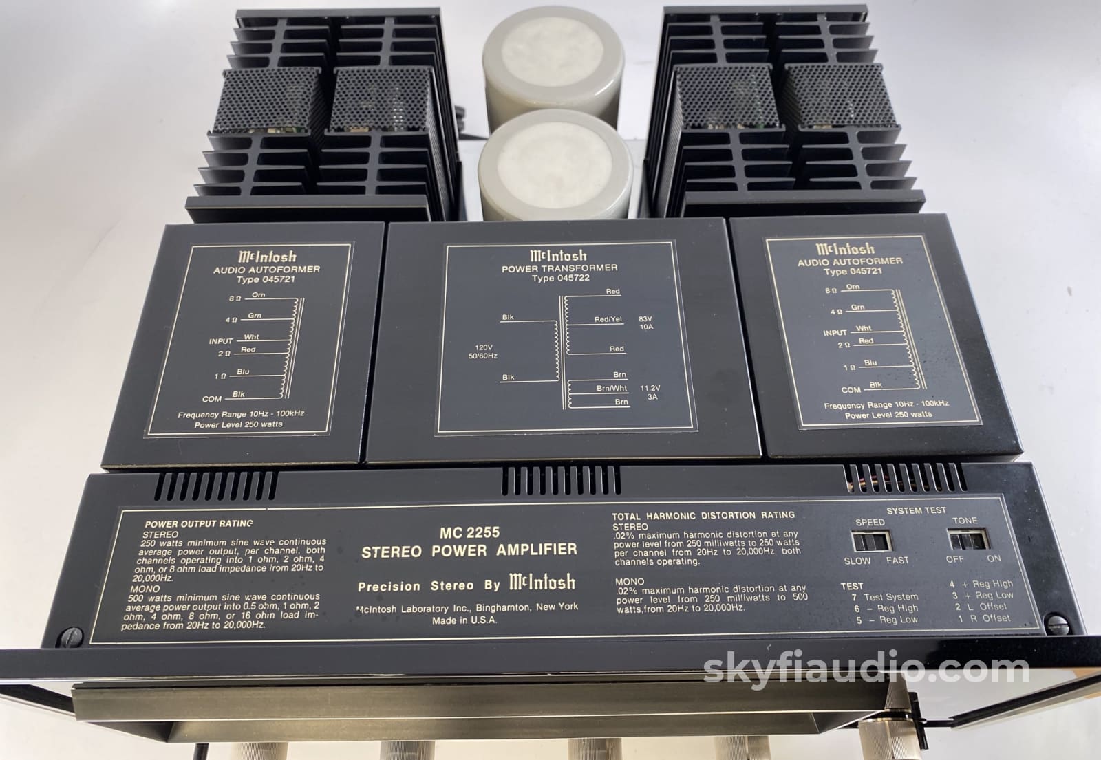 Mcintosh Mc2255 Amplifier In Gorgeous Condition - 250W X 2