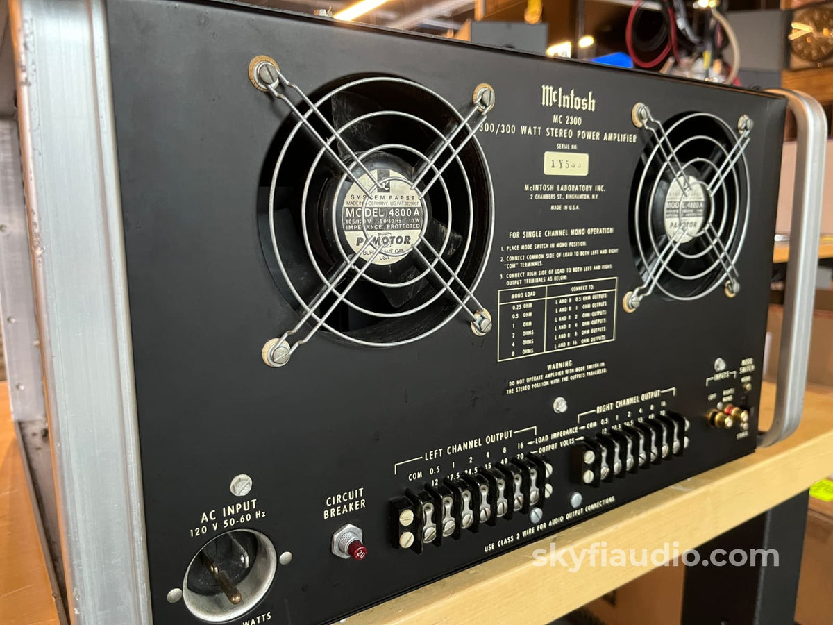 Mcintosh Mc2300 Amplifier - Restored And Upgraded Grateful Dead ’Wall Of Sound’