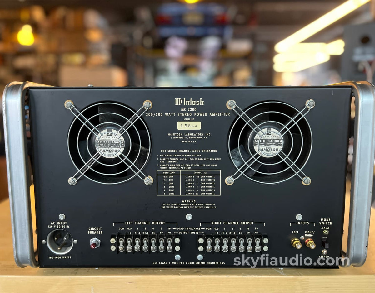Mcintosh Mc2300 Amplifier - Restored And Upgraded Grateful Dead ’Wall Of Sound’