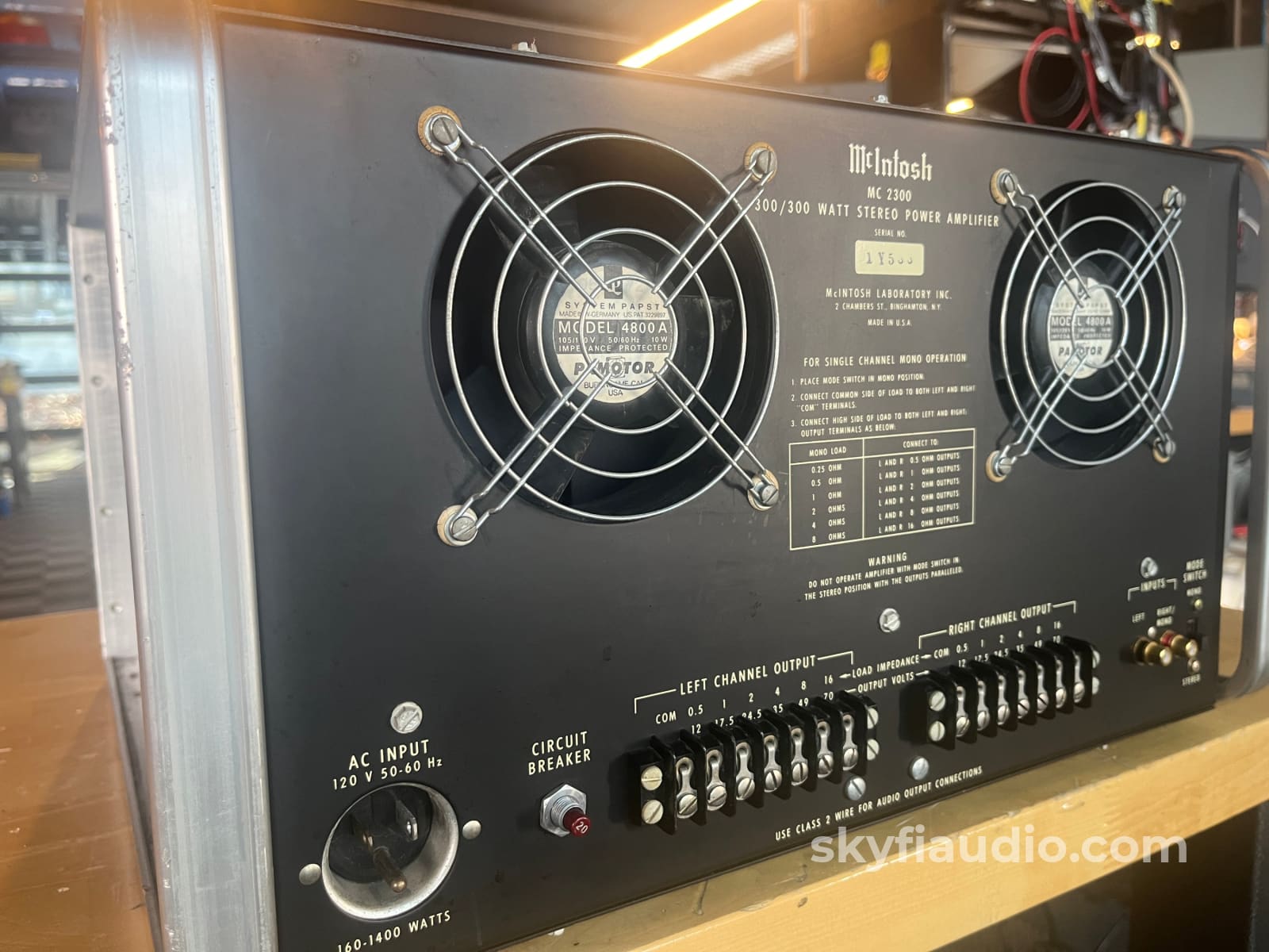 Mcintosh Mc2300 Solid State Amplifier - Restored And Upgraded Amplifier