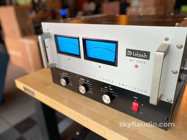 Mcintosh Mc2300 Solid State Amplifier - Restored And Upgraded Amplifier