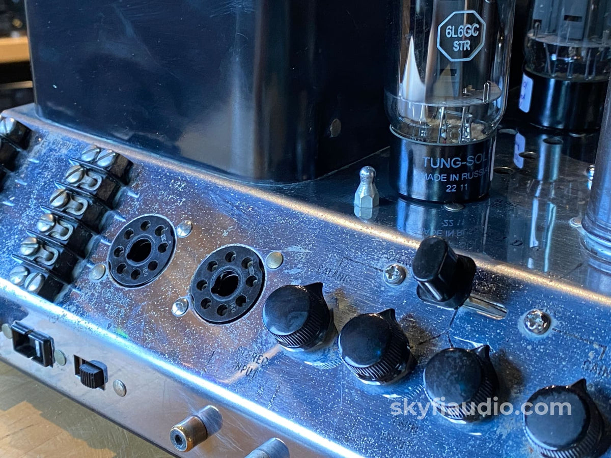 Mcintosh Mc240 Tube Amplifier - Electronically Restored Includes Cage