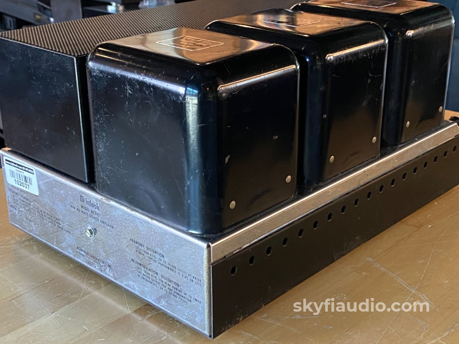 McIntosh MC240 Vintage Tube Amp - SkyFi Restored w/Premium Vintage Tub