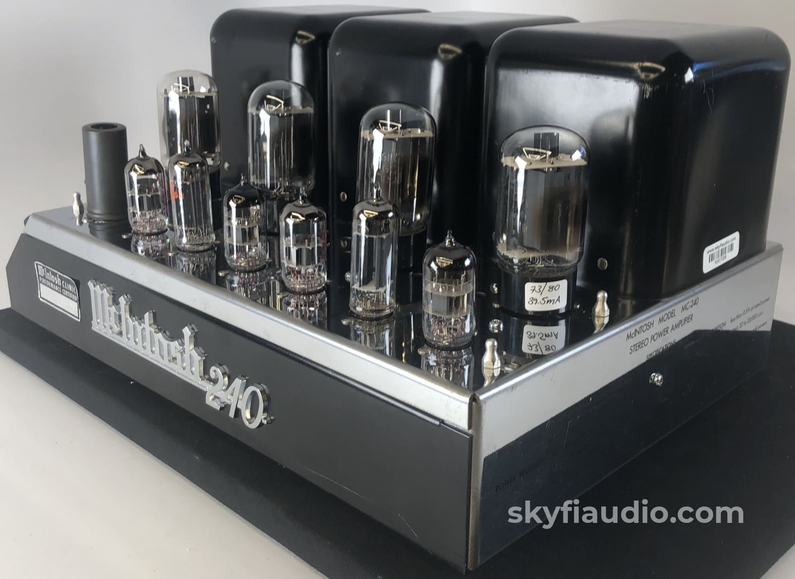 Mcintosh Mc240 Vintage Tube Amplifier - Restored And Sounding Amazing