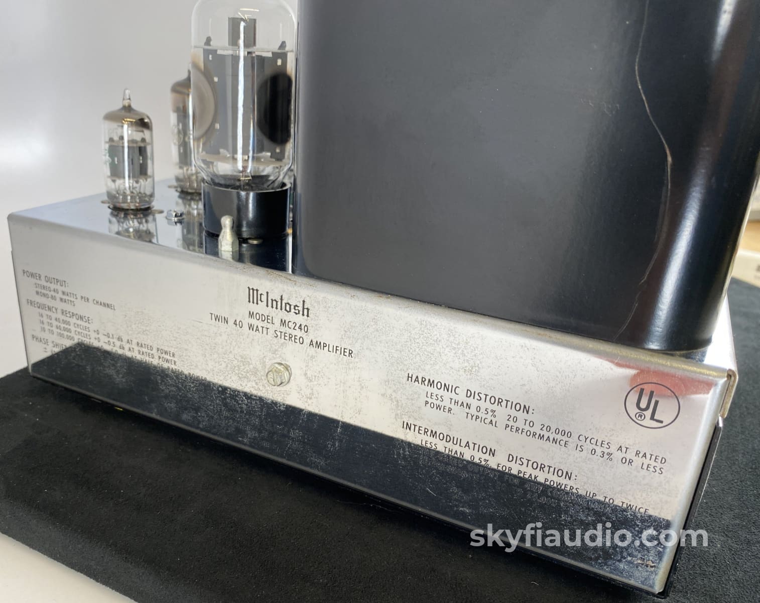Mcintosh Mc240 Vintage Tube Amplifier - Serviced Collector Piece