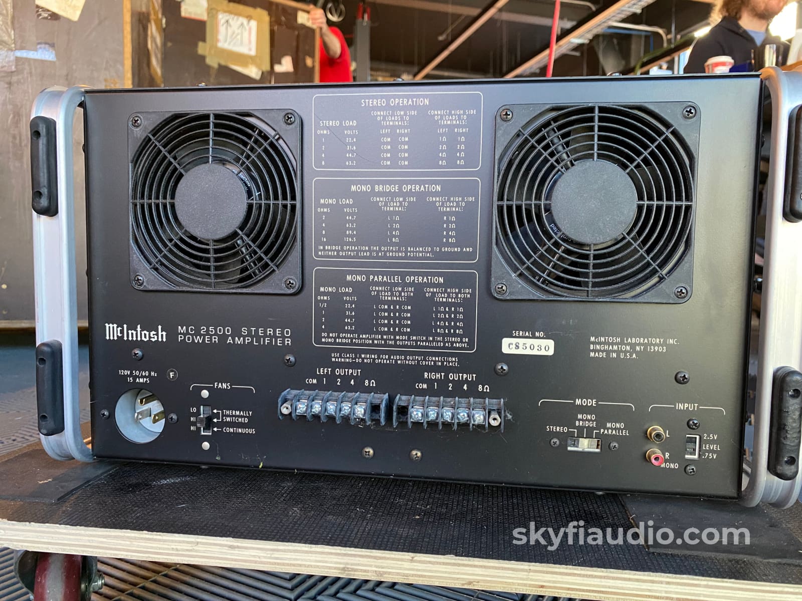 Mcintosh MC2500 Solid State Amplifier - Rare Black Finish!