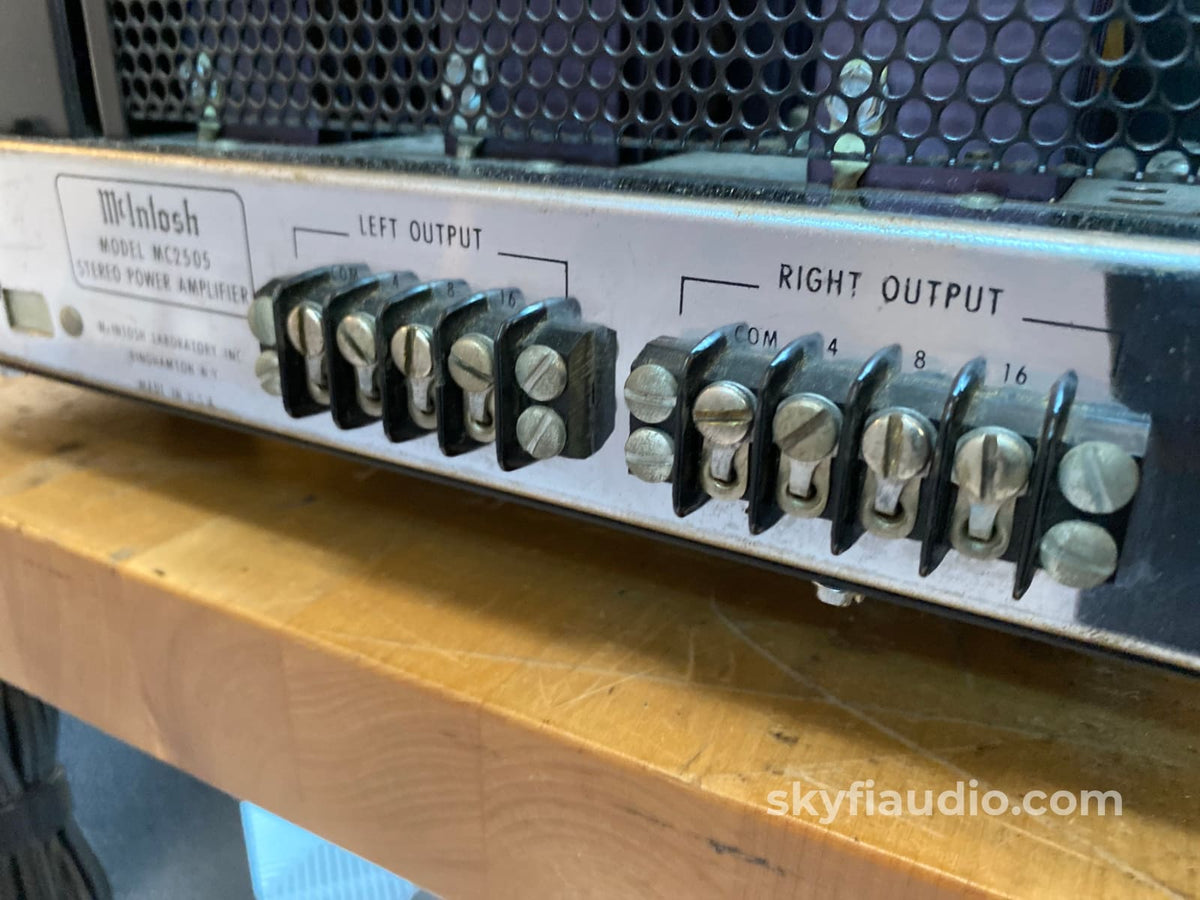 Mcintosh Mc2505 Vintage Amplifier - Serviced Recaueuhnjytoagny