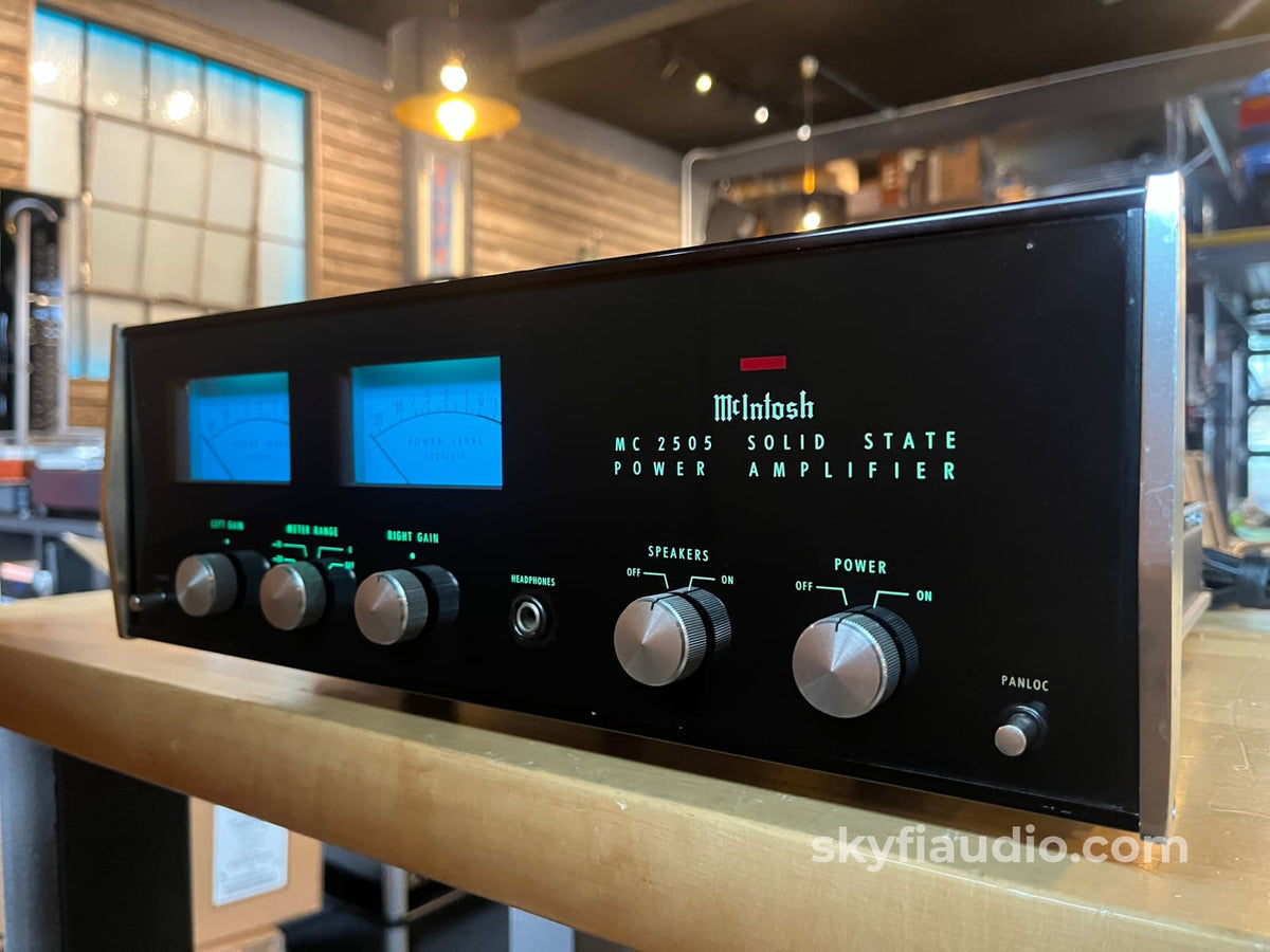 Mcintosh Mc2505 Amplifier- Rough & Ready Amplifier