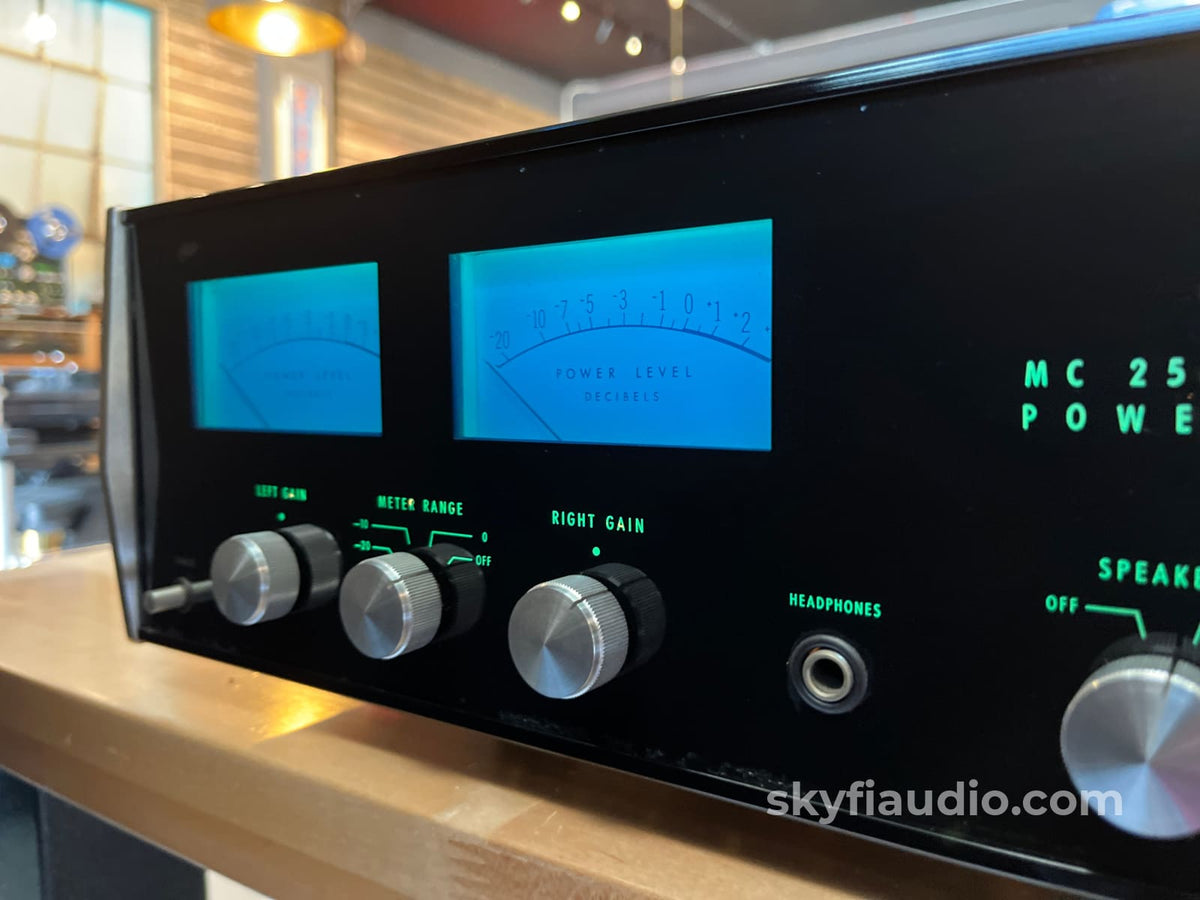 McIntosh MC2505 Vintage Solid State Amplifier - Serviced Late Serial - Amplifier