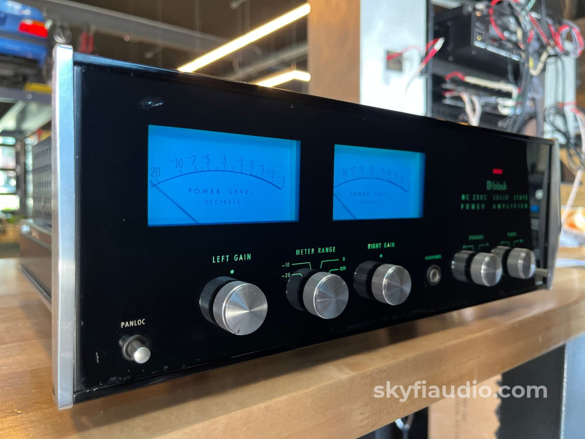 McIntosh MC2505 Vintage Solid State Amplifier - Serviced Late Serial - Amplifier