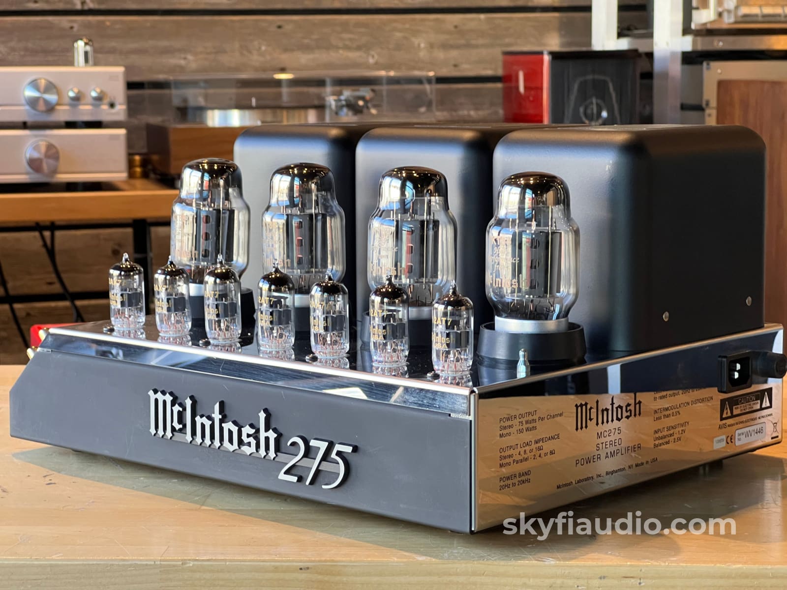 Mcintosh Mc275 Mk-Iv Tube Amplifier Heart And Soul Glorious Sound