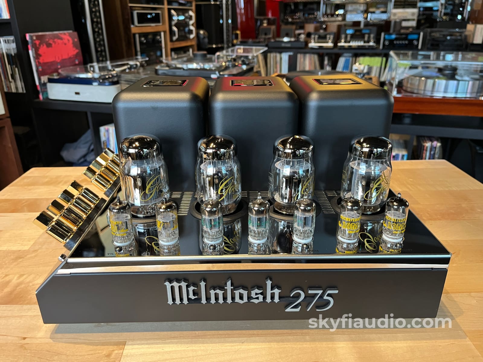 McIntosh MC275 Tube Amplifier - W/ Gold Lion KT88 Outputs and Vintage IEC & GE Driver Tubes - Pre-Loved Amplifier