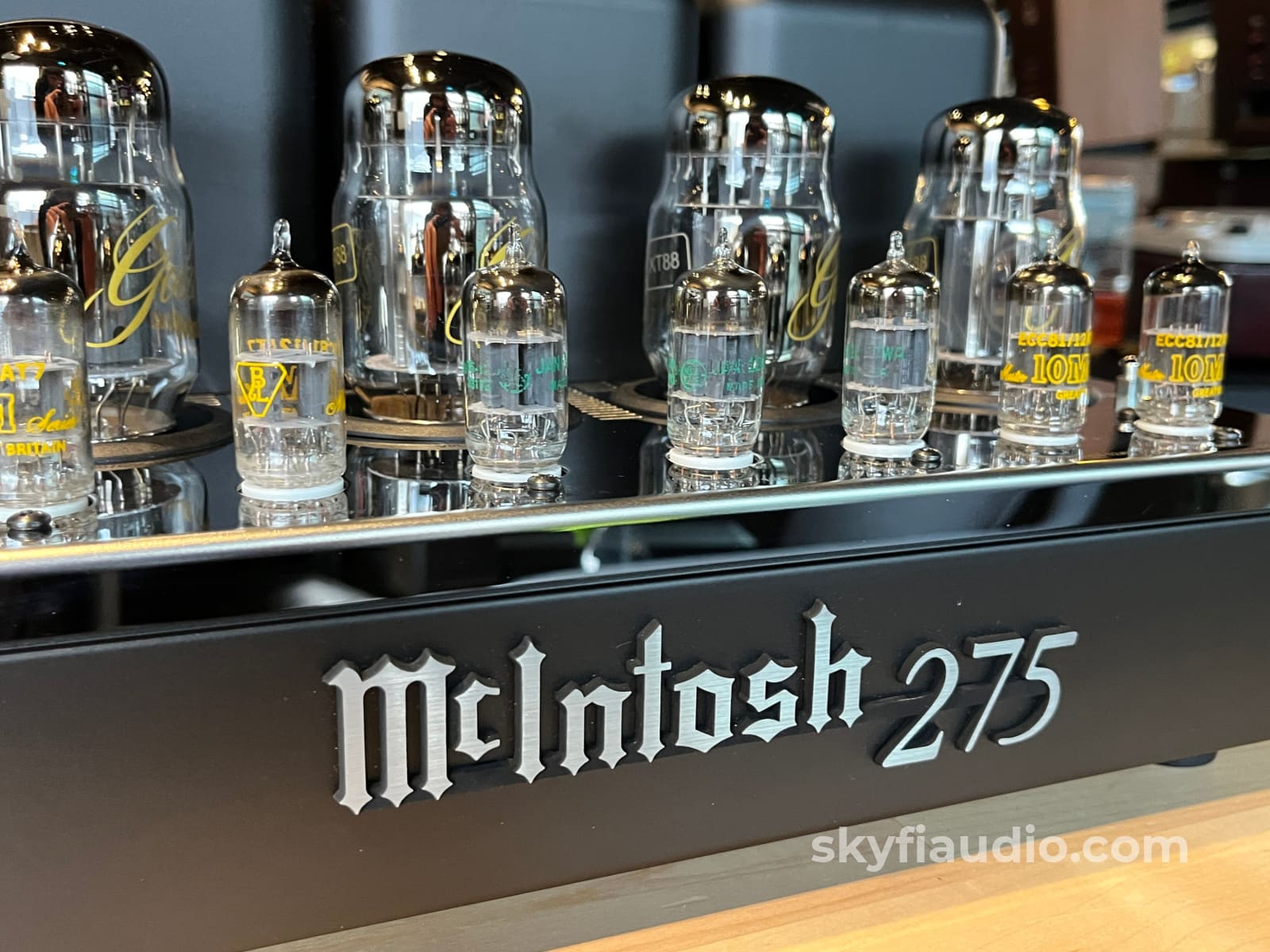 McIntosh MC275 Tube Amplifier - W/ Gold Lion KT88 Outputs and Vintage IEC & GE Driver Tubes - Pre-Loved Amplifier