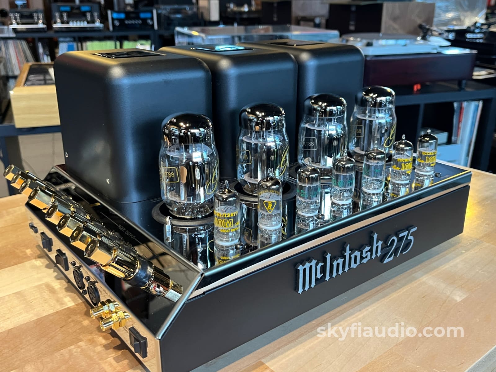 McIntosh MC275 Tube Amplifier - W/ Gold Lion KT88 Outputs and Vintage IEC & GE Driver Tubes - Pre-Loved Amplifier