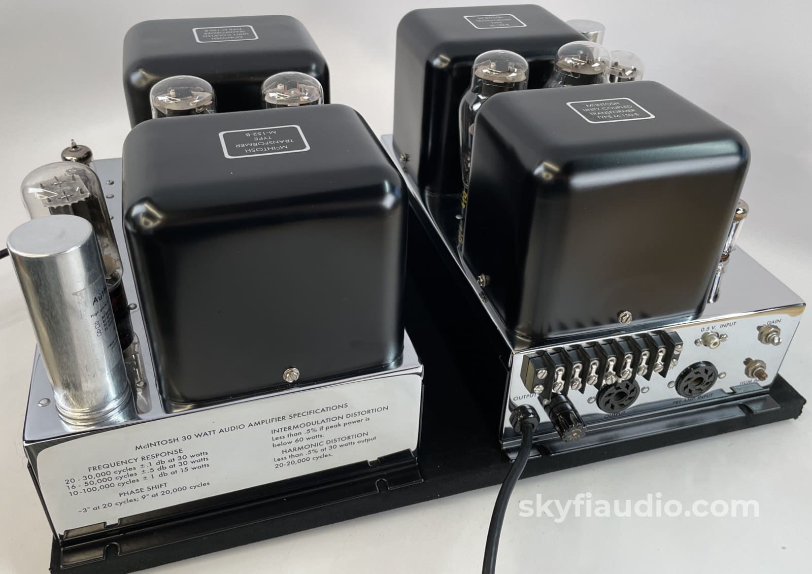 Mcintosh Mc30 Tube Monoblock Amplifiers - Full Blown Restoration Amplifier