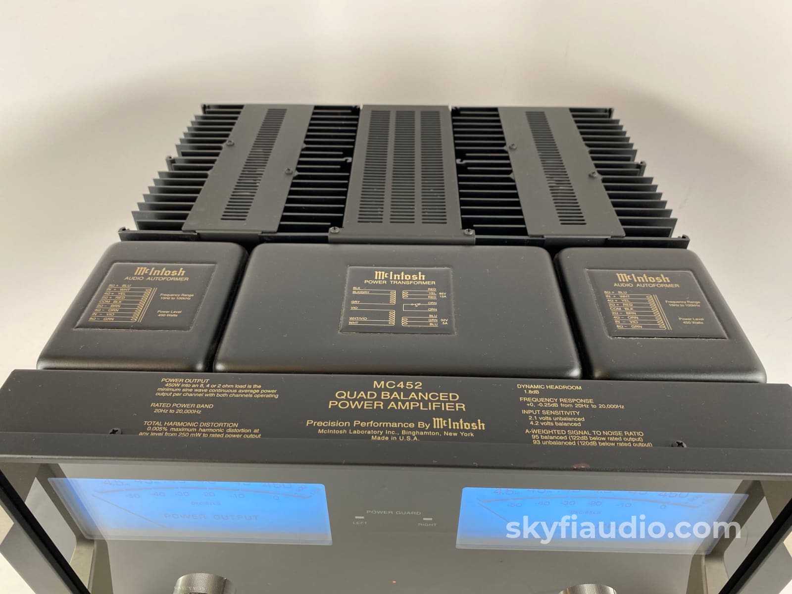 Mcintosh Mc452 Quad Balanced Power Amplifier 450W!