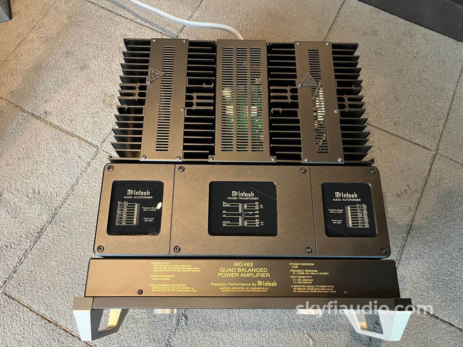 McIntosh MC462 Solid State Amplifier - Quad Balanced - Pre-Loved Amplifier