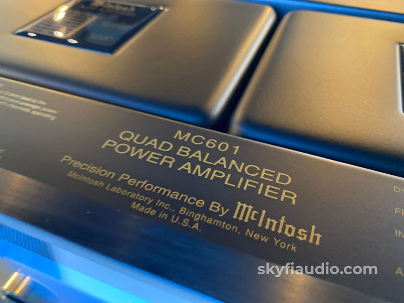 McIntosh MC601 Quad Balanced Monoblock Amplifier Set SkyFi Audio