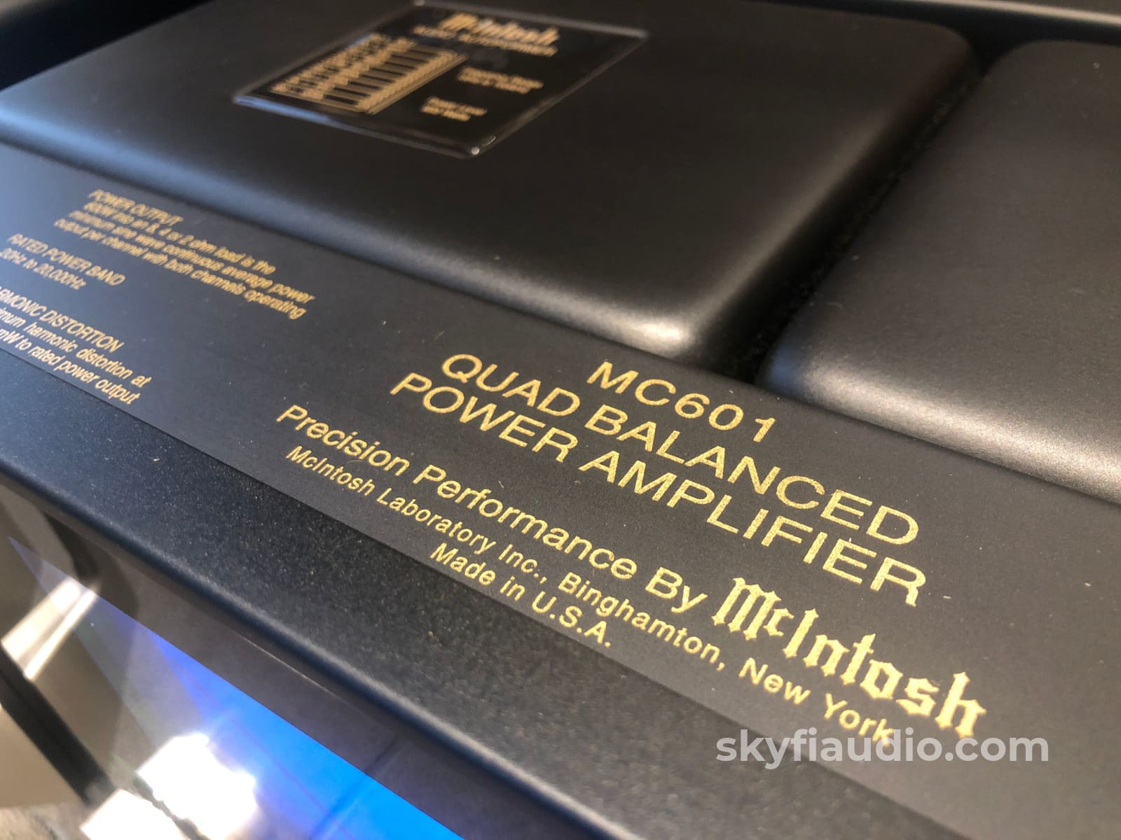 Mcintosh Mc601 Quad Balanced Monoblock Amplifiers - Wow!! Amplifier