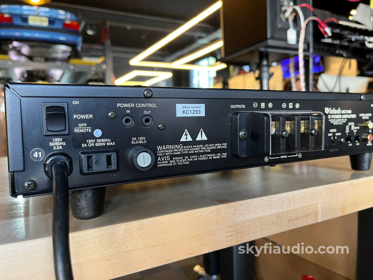 McIntosh MC7100 II Solid State Amplifier- W/ Balanced XLR Amplifier
