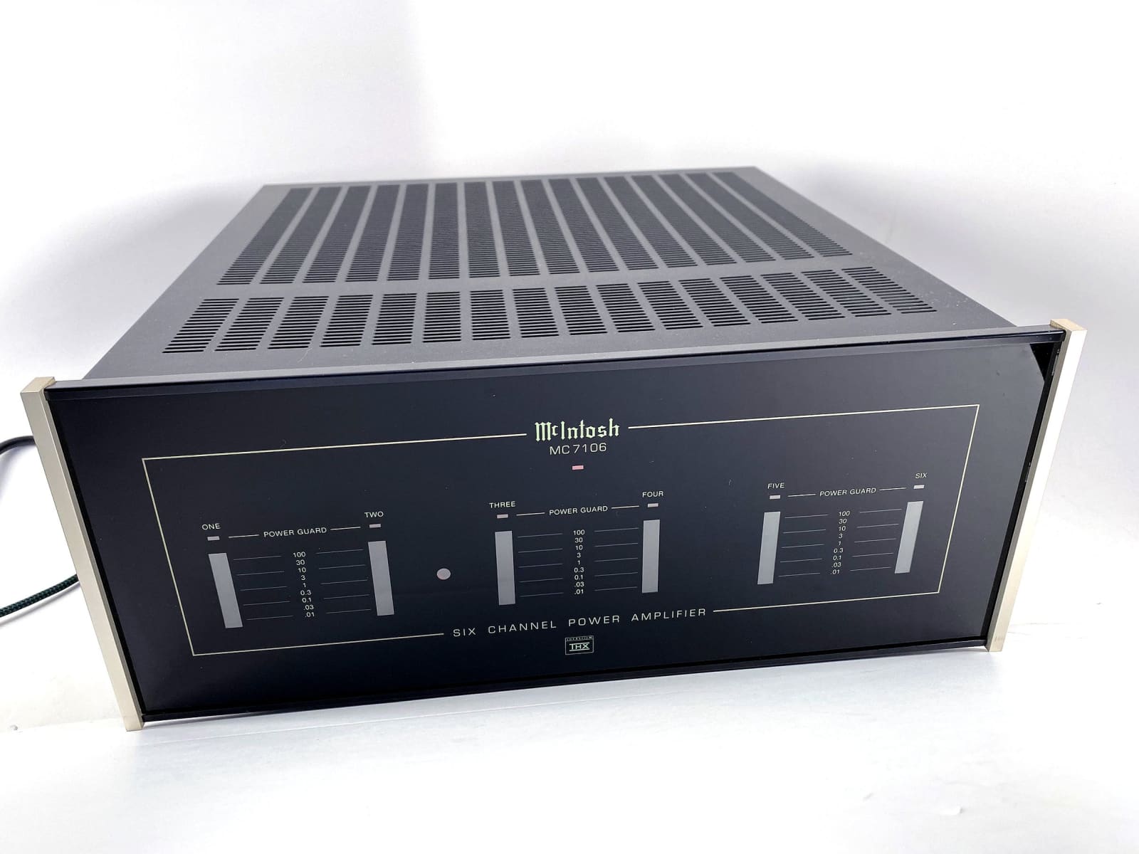 Mcintosh Mc7106 6 Channel Solid State W/Led Vu Meters Lucasfilm Thx Rated Amplifier