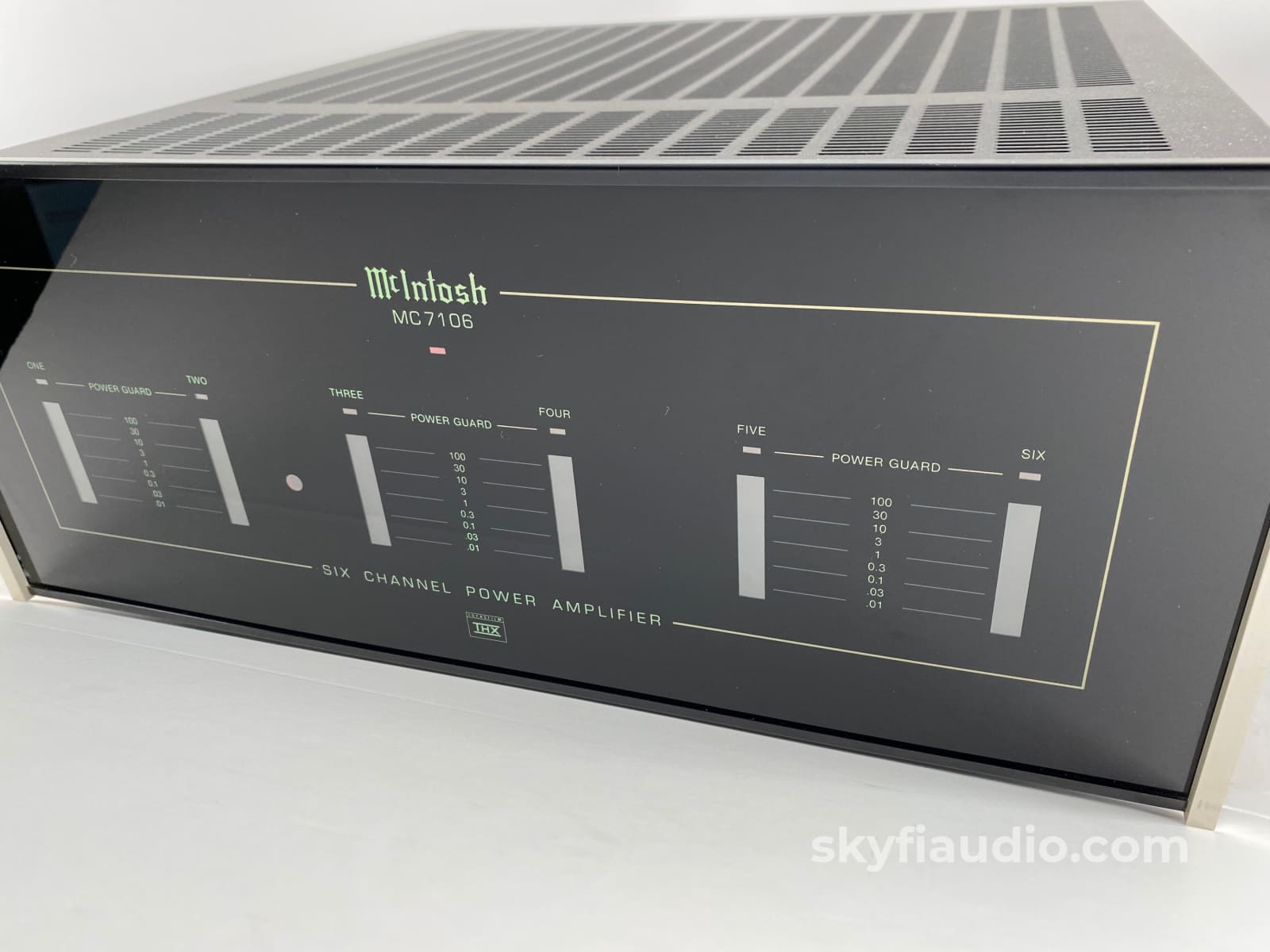 Mcintosh Mc7106 6 Channel Solid State W/Led Vu Meters Lucasfilm Thx Rated Amplifier