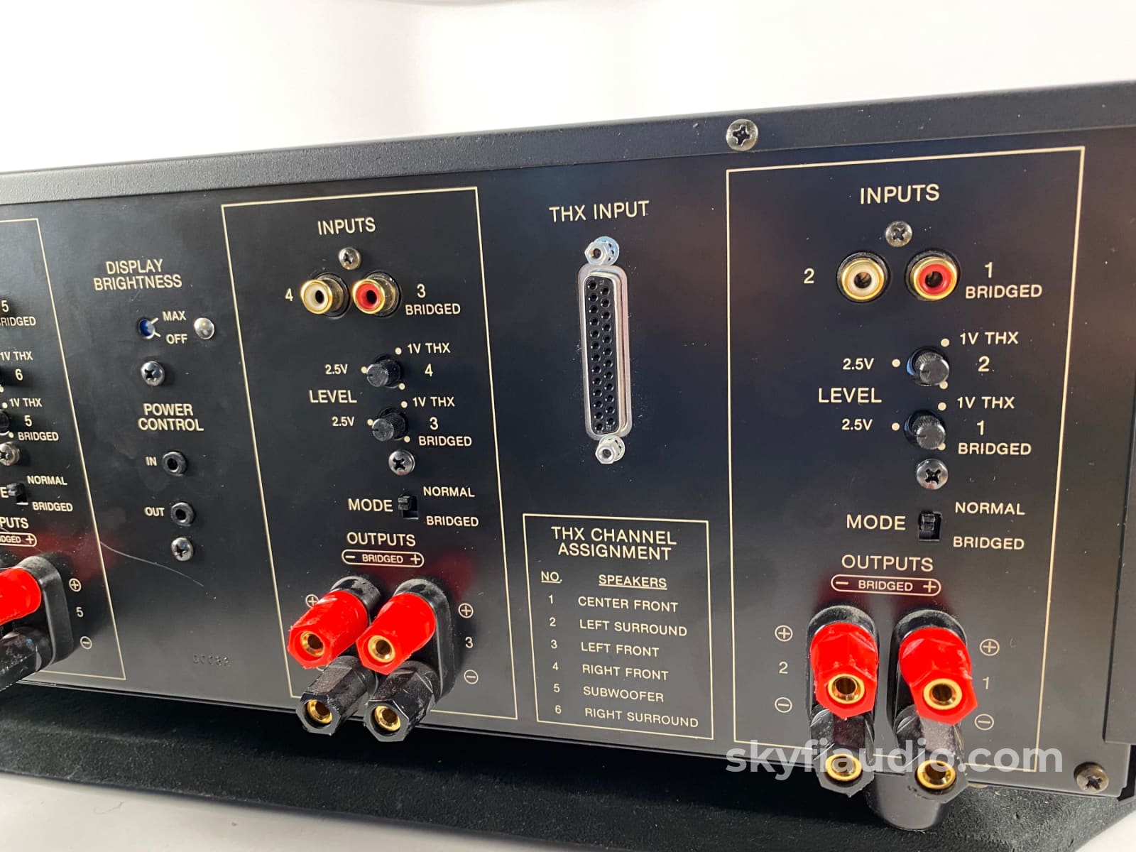 Mcintosh Mc7106 6 Channel Solid State W/Led Vu Meters Lucasfilm Thx Rated Amplifier
