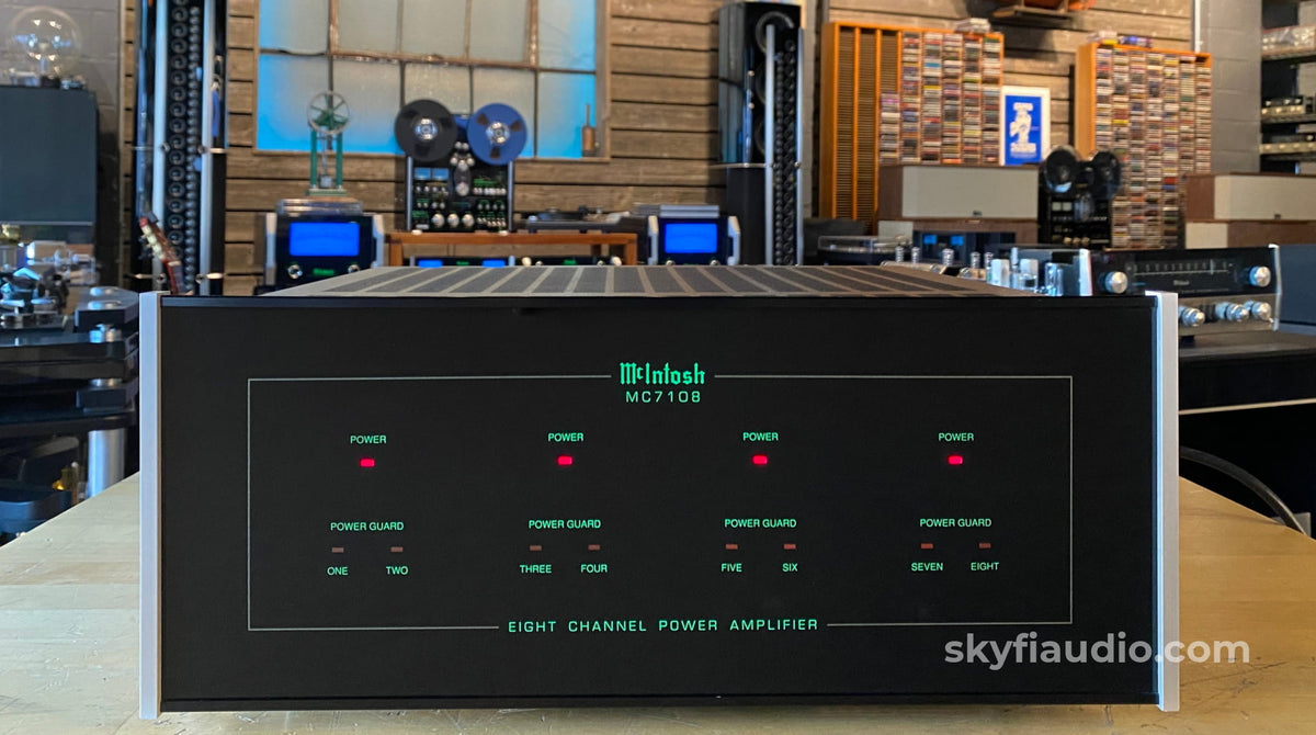Mcintosh Mc7108 - 8 Channel Amplifier Configurable! Amplifier