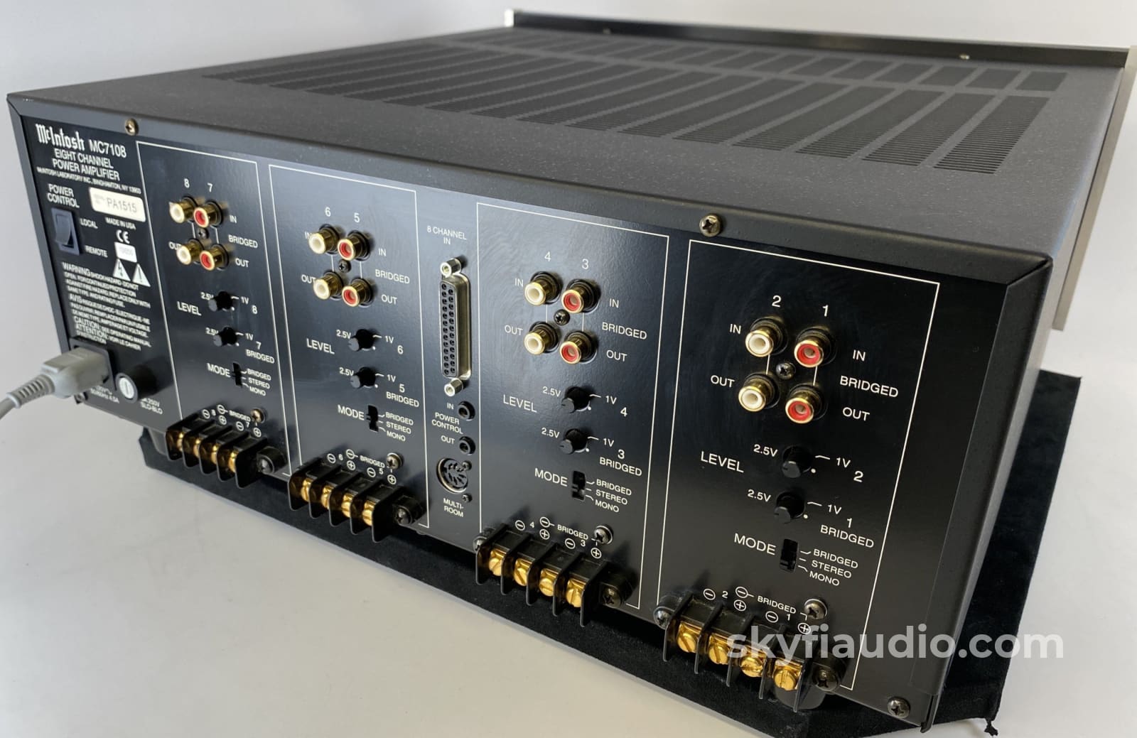 Mcintosh Mc7108 Eight Channel Amplifier - Configurable And Near Mint
