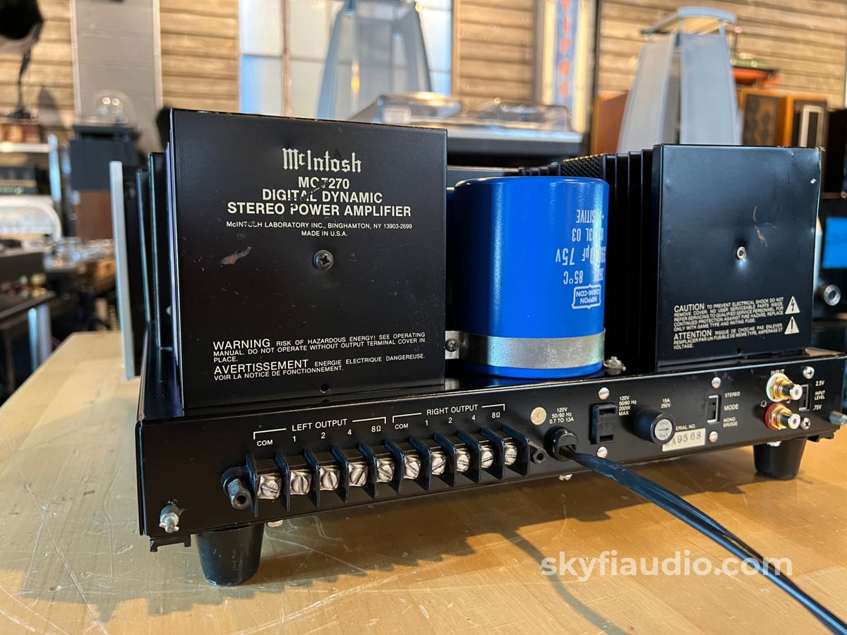 Mcintosh Mc7270 Blue Monster Amplifier Electronically Restored 270W X 2