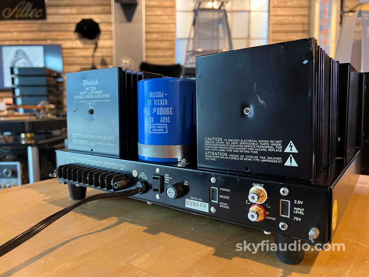 Mcintosh Mc7270 Blue Monster Amplifier Electronically Restored 270W X 2