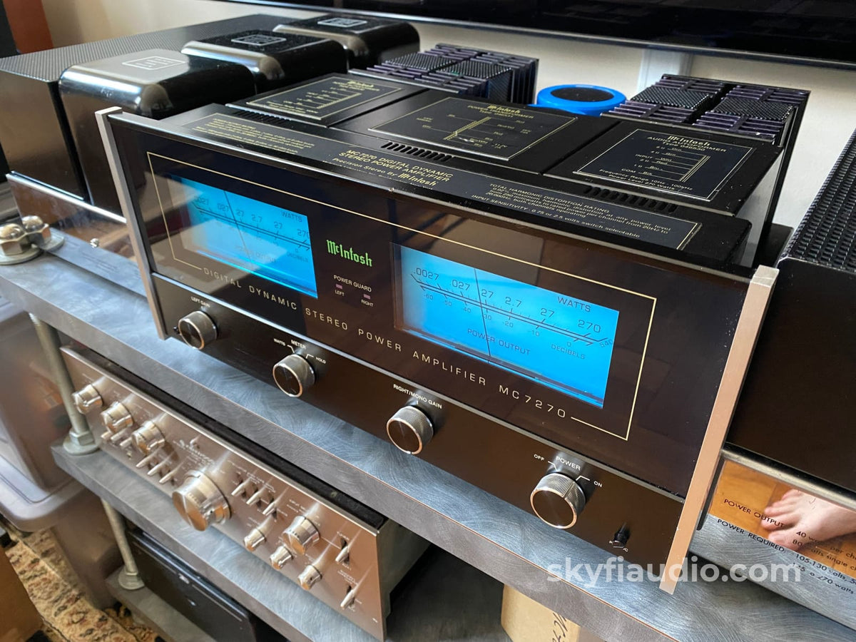 Mcintosh Mc7270 Blue Monster Amplifier Electronically Restored 270W X 2