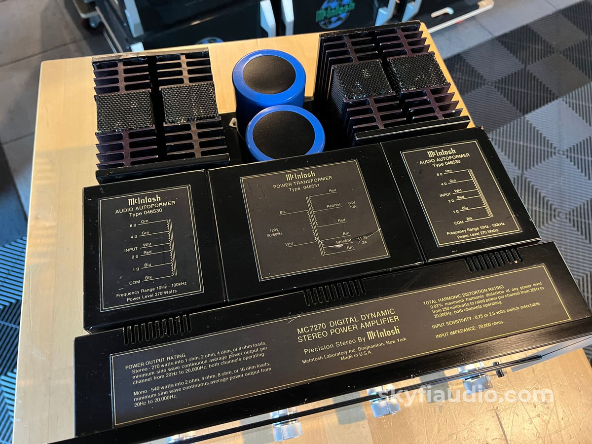 Mcintosh Mc7270 Blue Monster Amplifier Electronically Restored 270W X 2