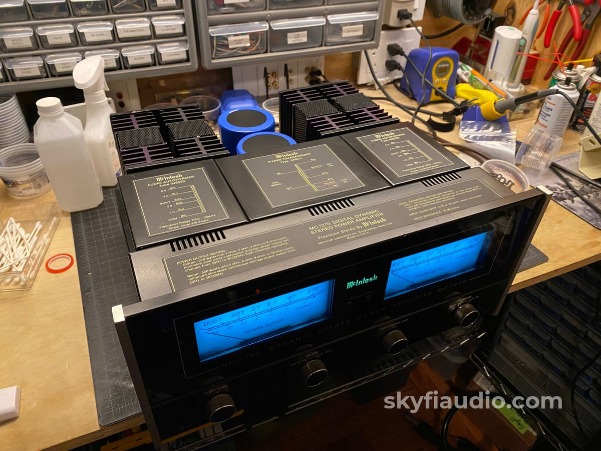 Mcintosh Mc7270 Blue Monster Amplifier Electronically Restored 270W X 2