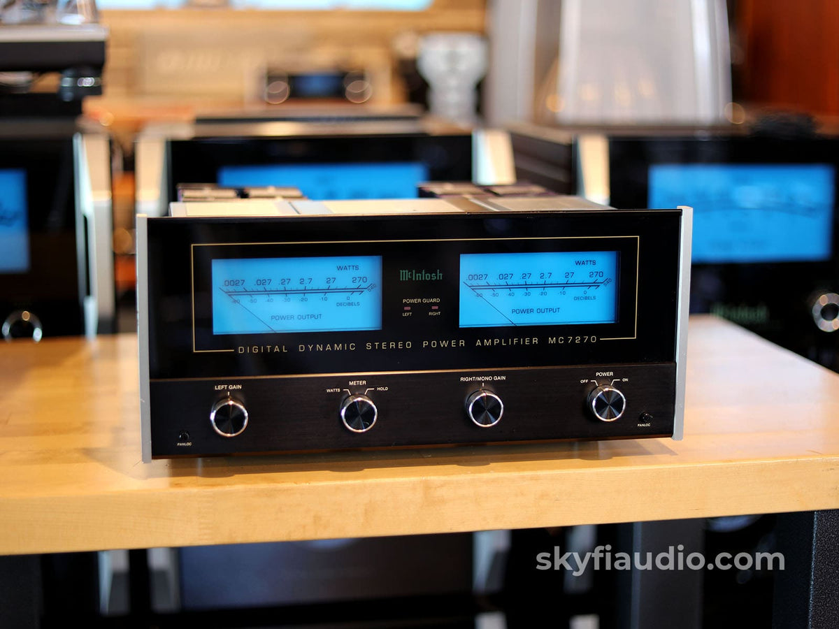Mcintosh Mc7270 Blue Monster Amplifier Electronically Restored 270W X 2